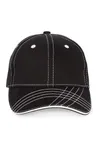 Fashion 6-Panel-Kappe Black / White