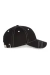 Fashion 6-Panel-Kappe Black / White