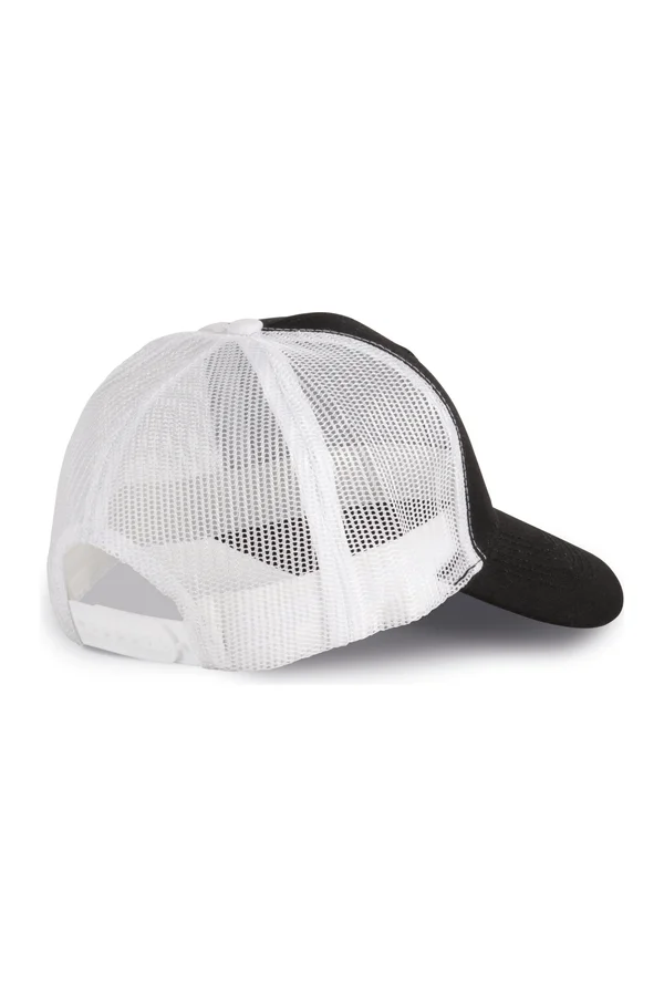 Trucker-Cap Black / White