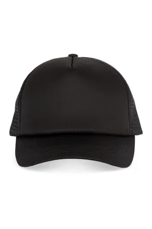 5-Panel Trucker Kappe Mesh Black