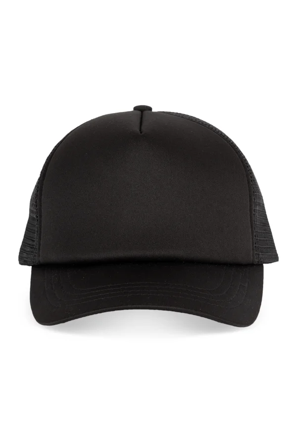 5-Panel Trucker Kappe Mesh Black