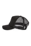 5-Panel Trucker Kappe Mesh Black