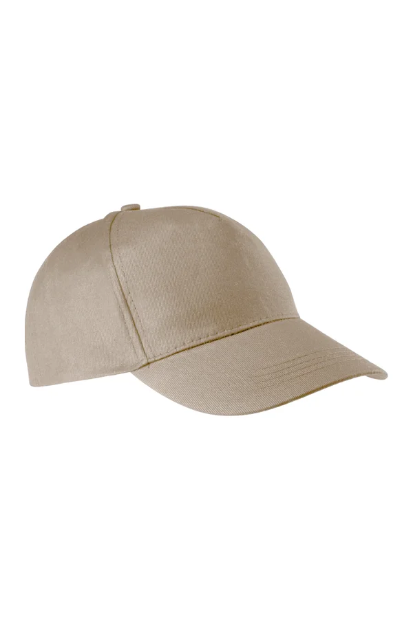 5-Panel-Kappe Baumwolle Beige