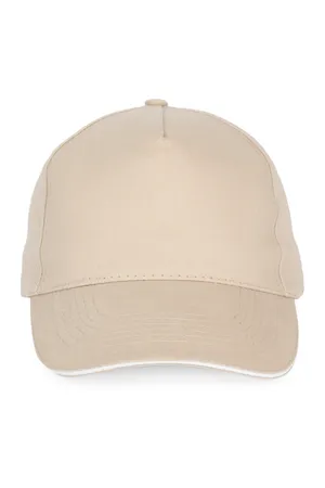 5-Panel-Kappe - Sandwichschirm Beige / White