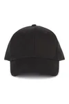6-Panel-Cap aus Bio-Baumwolle Black