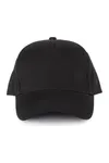 5-Panel-Cap aus Bio-Baumwolle Black