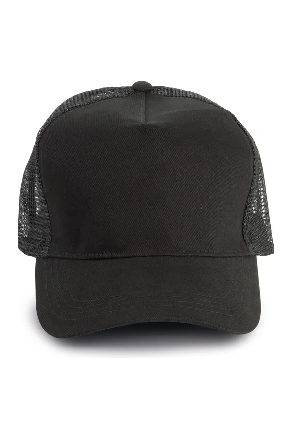 5-Panel Trucker-Kappe Mesh Black