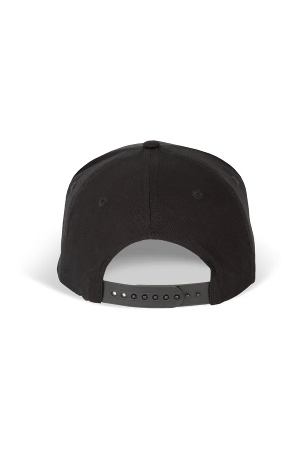 5-Panel Snapback-Kappe Black
