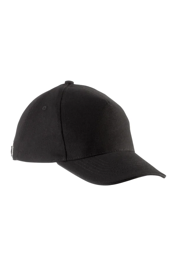 5-Panel Kinderkappe mit Kontrast-Sandwichschirm Black