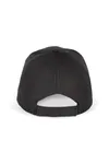 Polyester-Sportkappe mit 6 Panels Black
