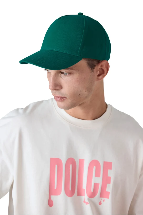 Sportkappe mit 5 Panels aus dicker Baumwolle
