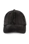 Vintage Cap mit 6 Panels Washed black
