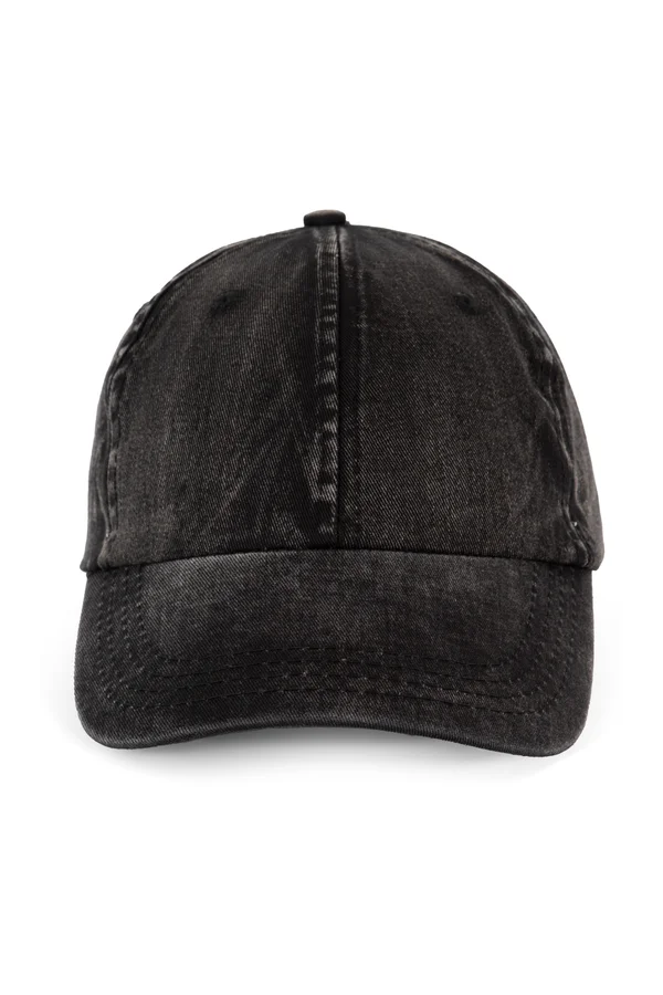 Vintage Cap mit 6 Panels Washed black