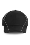 6-Panel-Kappe mit weichem Mesh Black / Silver