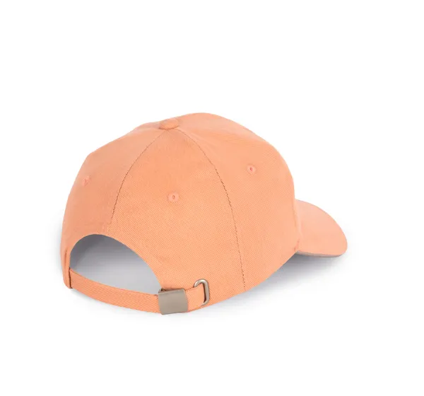 Cap in organic cotton with contrasting sandwich peak - 6 panels