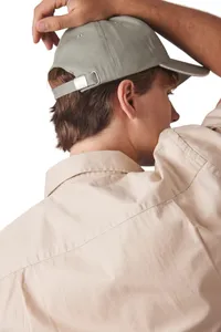 Cap in organic cotton with contrasting sandwich peak - 6 panels