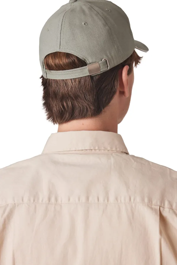 Cap in organic cotton with contrasting sandwich peak - 6 panels