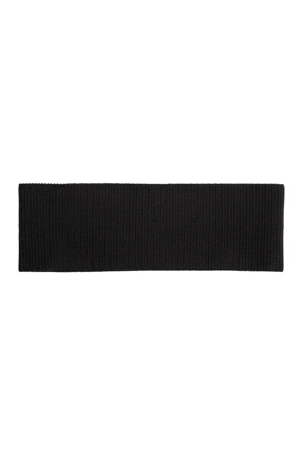 Nahtloses Stirnband Black