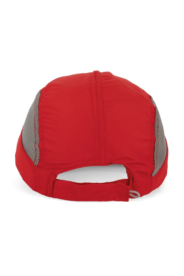 Sportkappe, faltbar Red / Grey