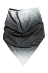 Dreieckiges Bandana mit Fleecefutter Black / White