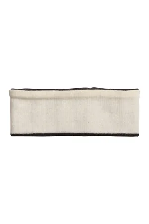 Headband aus Strick Black / White