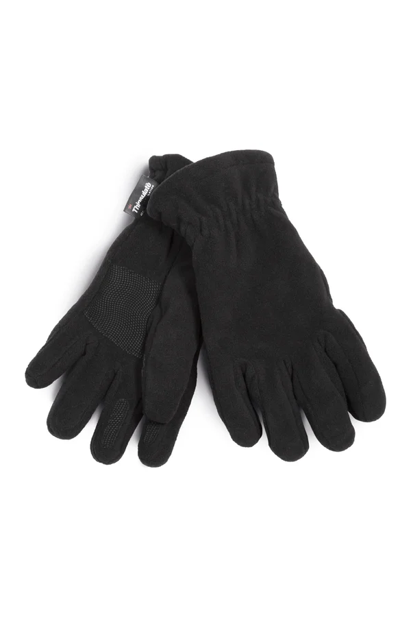 Thinsulate™-Handschuhe aus Fleece Black