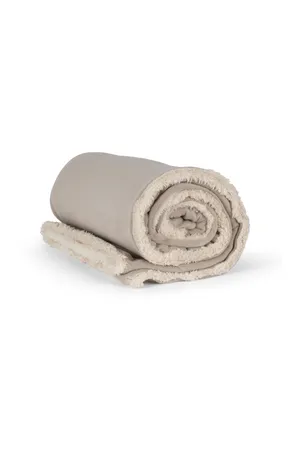 Sherpa-Decke Beige