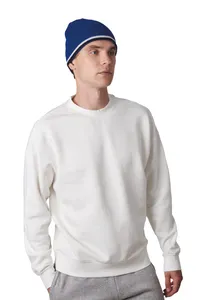 Beanie with contrasttwo-tone band