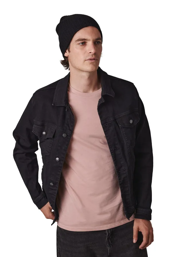 Rib-knit beanie