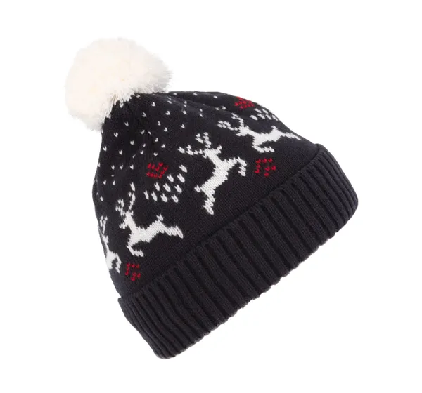 Christmas beanie with reindeer design