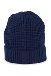 Strickmütze mit recyceltem Garn Dark indigo heather