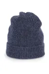 Klassische Strckmütze mit recyceltem Garn Horizon Blue heather