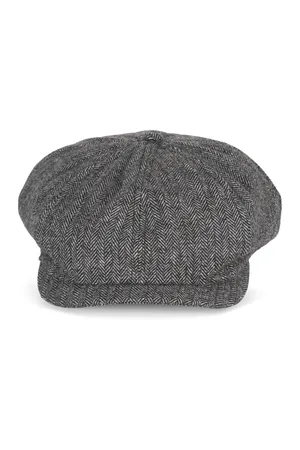 Newsboy-Kappe Herringbone Grey