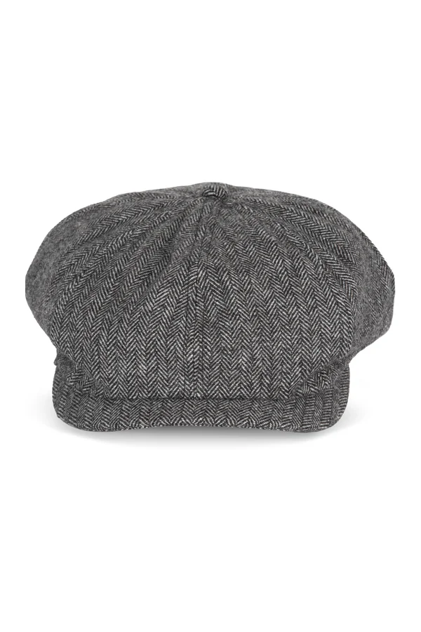 Newsboy-Kappe Herringbone Grey