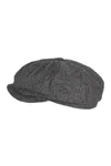 Newsboy-Kappe Herringbone Grey