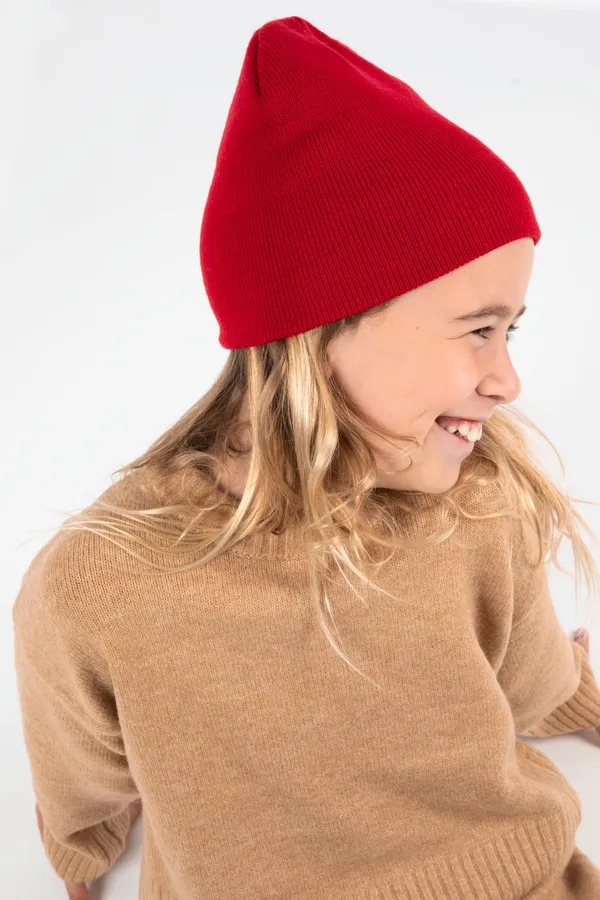 Knitted kids' BEANIE