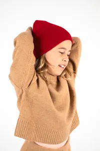 Knitted kids' BEANIE
