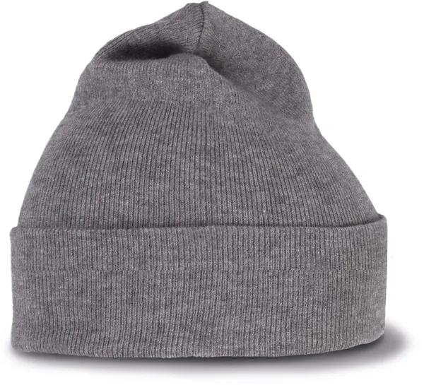 Beanie with turn-up