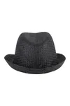 Strohhut im Panama-Retro-Stil Black