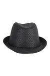 Strohhut im Panama-Retro-Stil Black