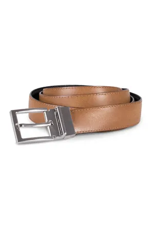 Leder-Wendegürtel – 30 mm Black / Cognac