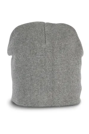 Strickmütze aus Bio-Baumwolle Alloy Grey Heather