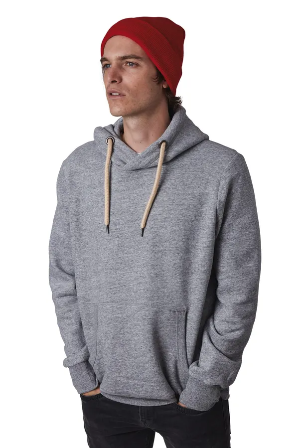 Recycled beanie with knitted turn-up