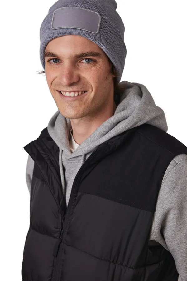 Beanie with patch