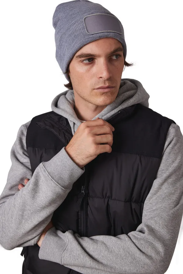 Beanie with patch