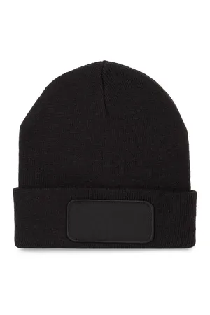 Mütze mit Patch Black