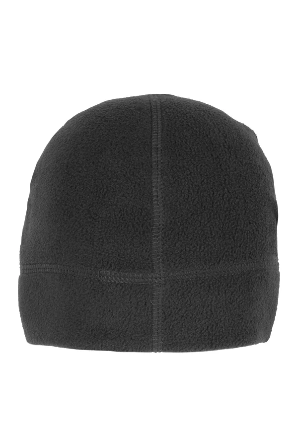 Recycelte Mütze aus Mikrofleece Dark Grey