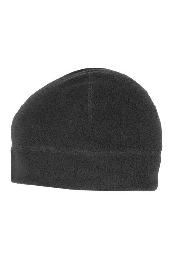 Recycelte Mütze aus Mikrofleece Dark Grey