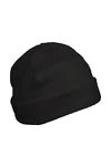 Recycled microfleece beanie with turn-up