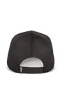 Perforierte 6-Panel-Kappe Black
